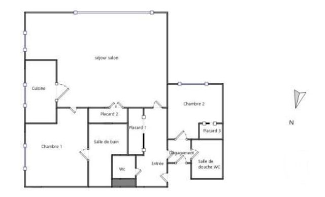 Appartement à vendre - 3 pièces - 67.52 m2 - CABOURG - 14 - BASSE-NORMANDIE - Century 21 Cartimo